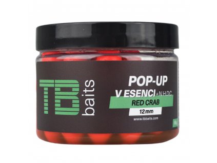 5644 pop up tb baits v esenci 12 mm red crab nhdc