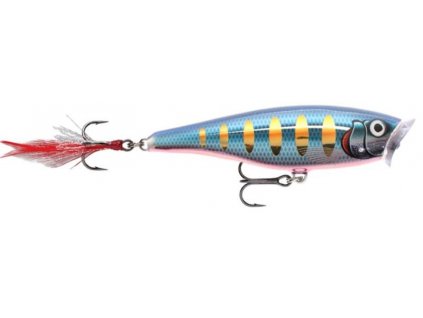 Wobler Rapala Surface Popper SP09 STHB Striped hot blue