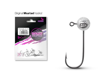 Jig hlava Bomb, Delphin 3 g, vel. 3/0, 5 ks