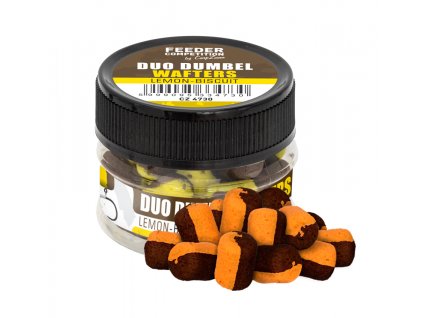 Nástraha Duo Dumbels Wafters, CSV 15 g, 6 x 8 mm, Chocolate-Orange
