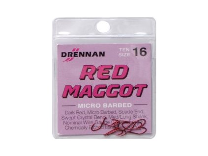Háček Drennan Red maggot Micro Barbed vel. 20