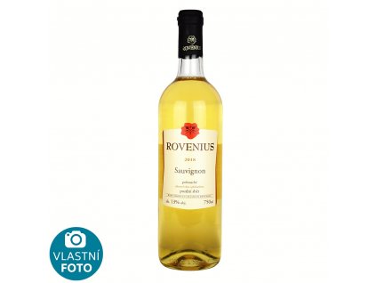 Sauvignon pozdní sběr 2018 - 0,75 l - polosuché - vinařství Rovenius