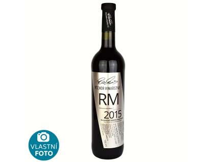 Rulandské modré Výběr z bobulí 2015 - polosuché - 0,75 l - vinařství Pechor