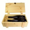 Dárkový dřevěný kufr se dvěma láhvemi vína z vinařství Horák - 0,75 l - vinařství Horák