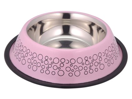 Nerezová miska motiv bubliny  21 cm, 0,7 l