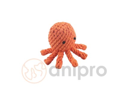 413 anipro rope toy in the shape of an octopuse 12 cm 120 g