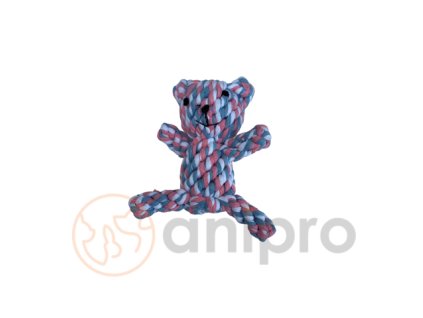 425 anipro rope toy in the shape of bear 12 cm 110 g