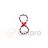 410 anipro toy rope in the shape of figure eight white green red 28 cm 110 120 g