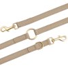 Plain Leash Sand Cutout Snaphooks Ring