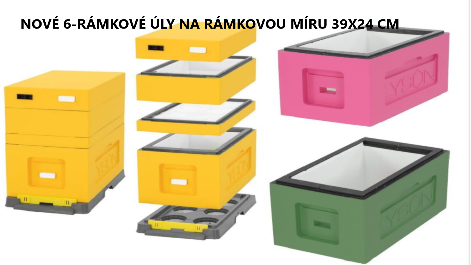 nové 6-rámkové úly