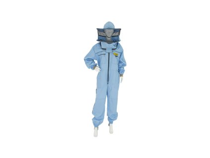 kombinezon pszczelarski z kapeluszem niebieski color line