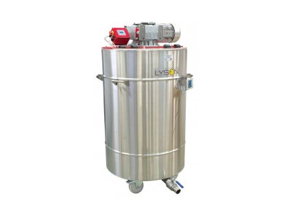 Zařízení na pastování medu 600 l (400 V), ohřev pláště (na dekrystalizátoru), automatické ovládání