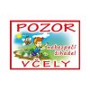 Tabule  "Pozor včely - nebezpečí žihadel"