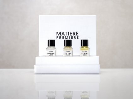 MATIERE PREMIERE CUSTOM SET 3 X 6ml EDP 82€ bottle with background 1
