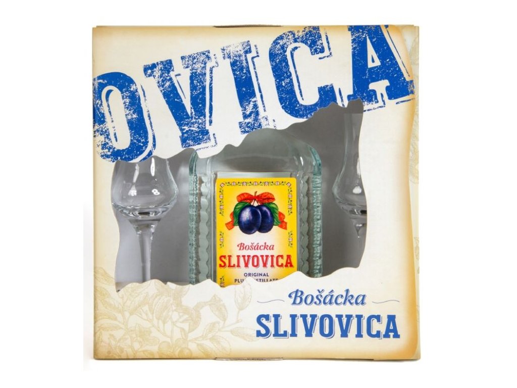Bošácká slivovica GB+2xsklo 0,7l