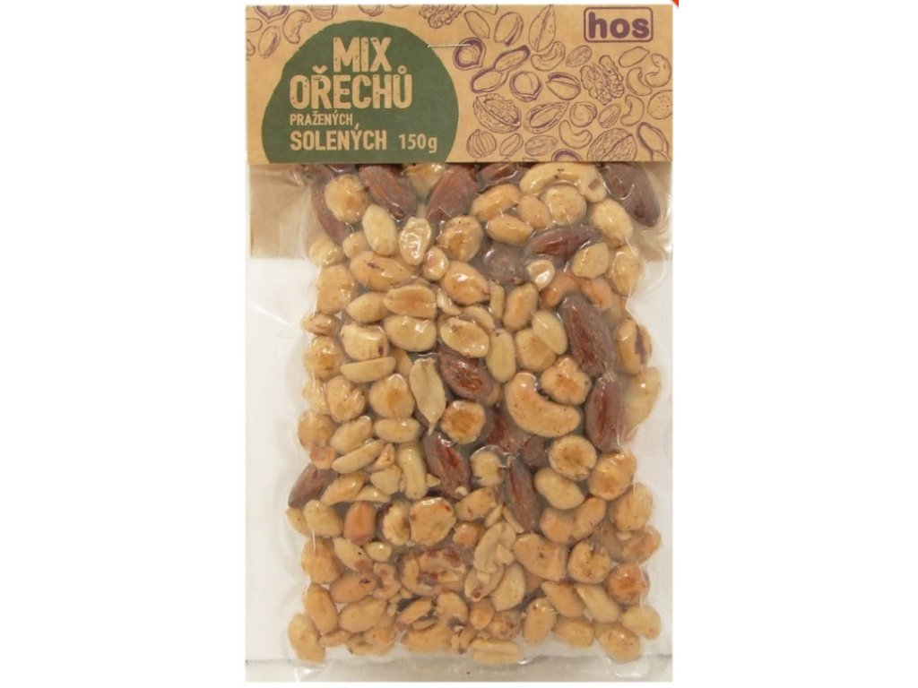 HOS Mix ořechů solených 150g
