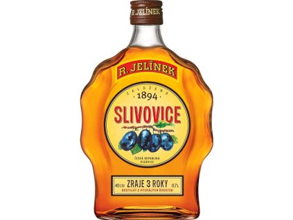 Slivovice Zlatá budík RJelinek 0,7l