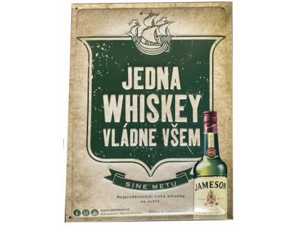 Jameson cedule plech 03