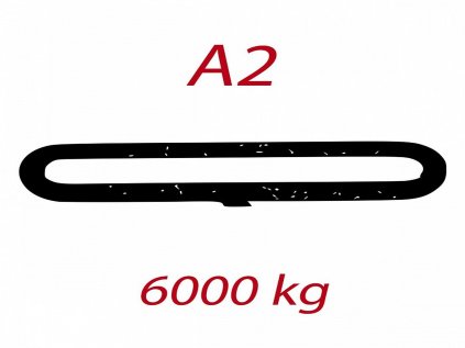 a2 6000kg zavesny popruh plochy nekonecny jednovrstvy hnedy sire 180mm original