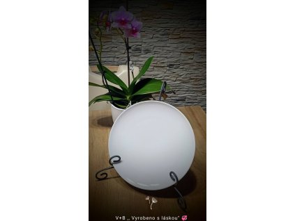 kovový stojan na talíře, ruční práce, vyrobeno s láskou, dekorační talíř, do kuchyně, do vitríny