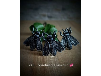 zápich včela stříbrná