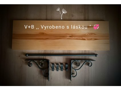 designová police, na zeď, bytový doplněk, ruční dřevo, kov, černá barva, dřevo, borovice, originální dárek, vyrobeno s láskou