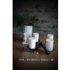 Svícen nejen adventní II, kovový svícen, adventní dekorace, na čtyři svíčky, ruční práce, černá barva, vyrobeno s láskou