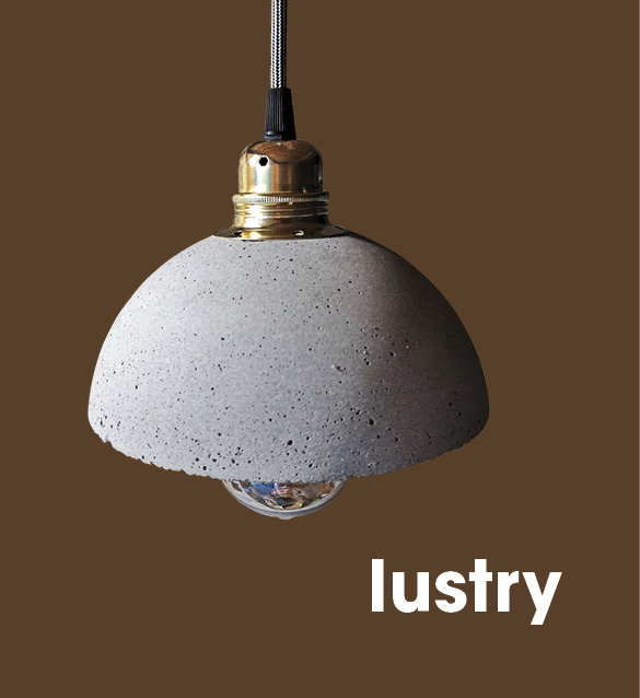 betonové lustry