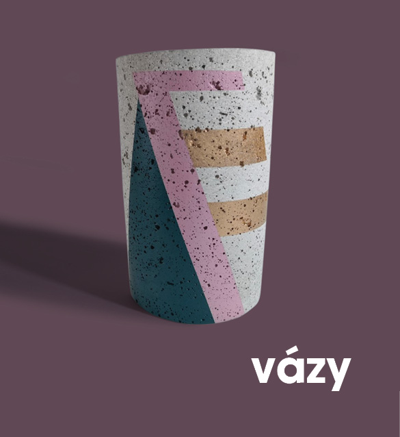 betonové vázy