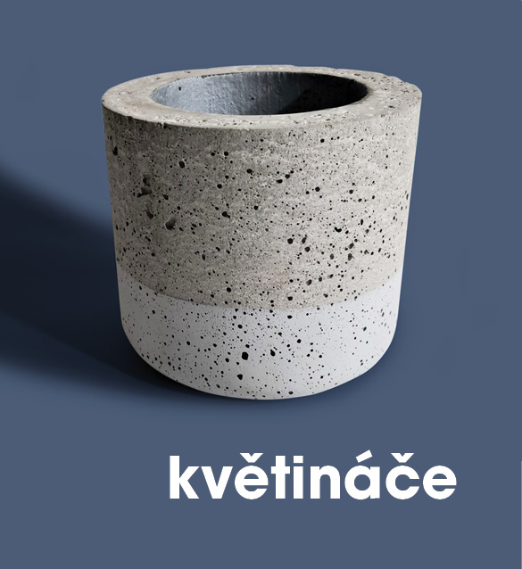 betonové květináče