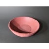Betonová mísa červená, vroubky