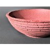 Betonová mísa červená, vroubky