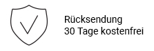 Rücksendung 30 Tage kostenfrei