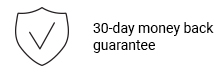 30-day money back guarantee
