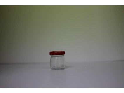 Sklenený pohár na med - 40 ml + viečko Twist