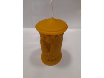 Svíčka válec se včelími úly