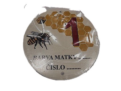 Čísla na úly barevná sada