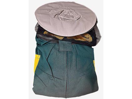 Blůza s kloboukem zeleno/žlutá vel.52