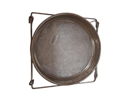 Cedník dvojitý vypouklý nastavitelné úchyty Nerez 24 cm