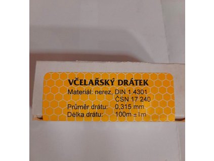 Drátek nerez 100 m krabička 0,315mm