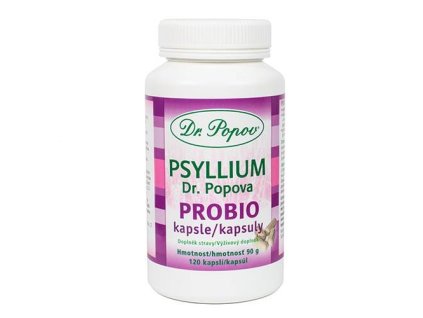 vyr 64Dr Popov Psyllium ProBio 120 kapsli