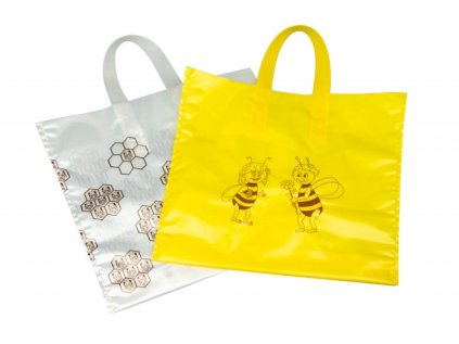 taska na 2 x 1 kg medu vcela zluta 1888
