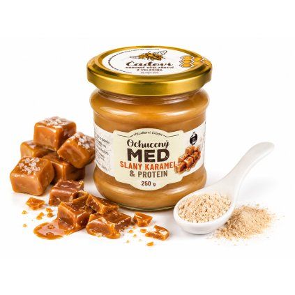 ochuceny slany karamel protein 250g