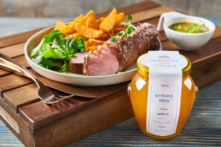 Grilovaná vepřová panenka s medovou marinádou