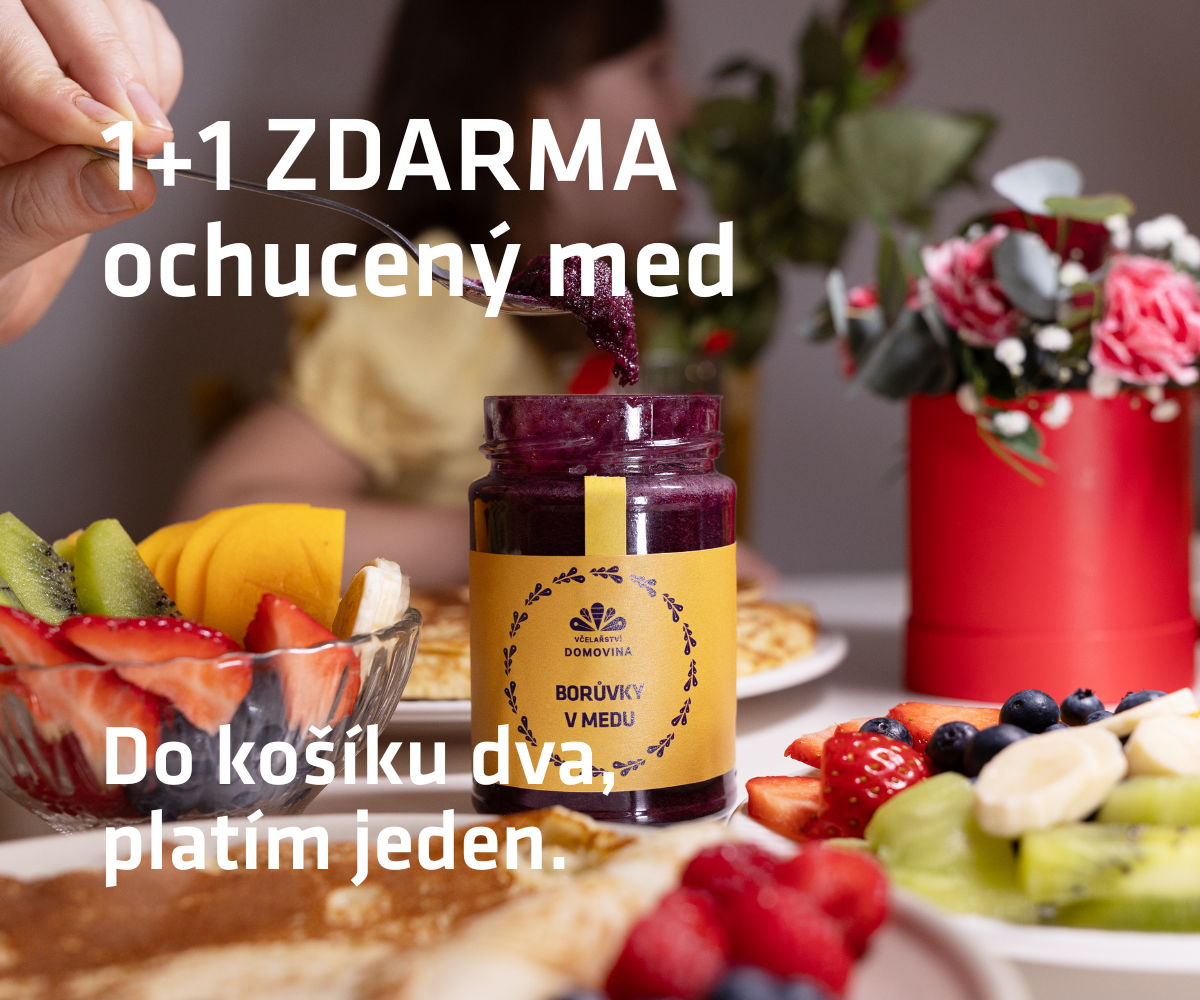 1+1 ZDARMA ochucený med