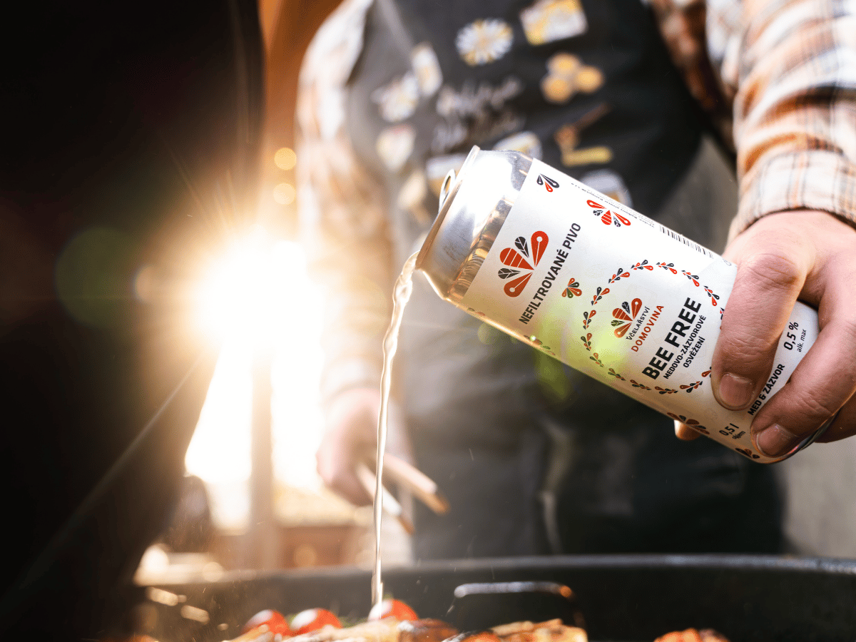 BEE FREE nealko pivo medovo zázvorová