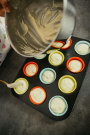 Cupcakes s krémem z ochucených medů