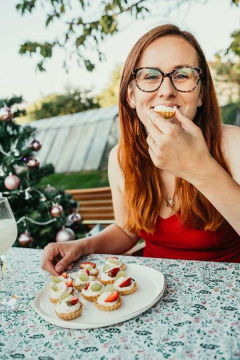 Linecké ovocné košíčky s ochuceným medem