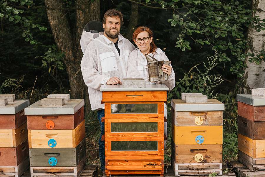 Alena a Josef ze Včelařství Domovina