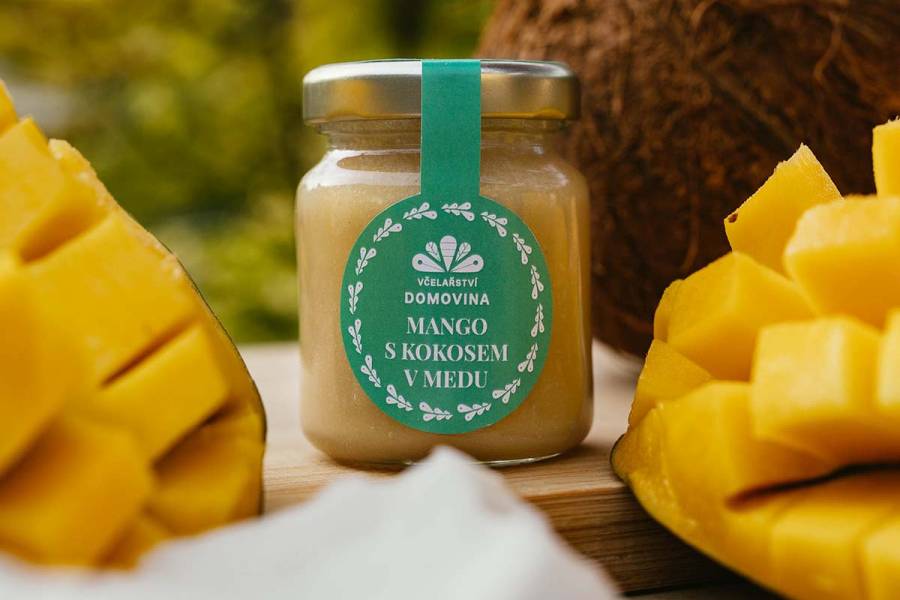 Mango med s kokosem